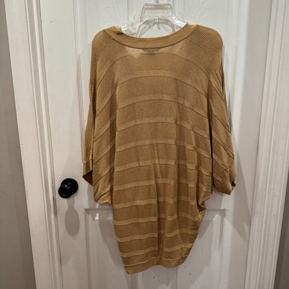 M Studio Linen Blend Relaxed Oversized Cardigan with Layer Tank Set Womens M - Picture 2 of 9